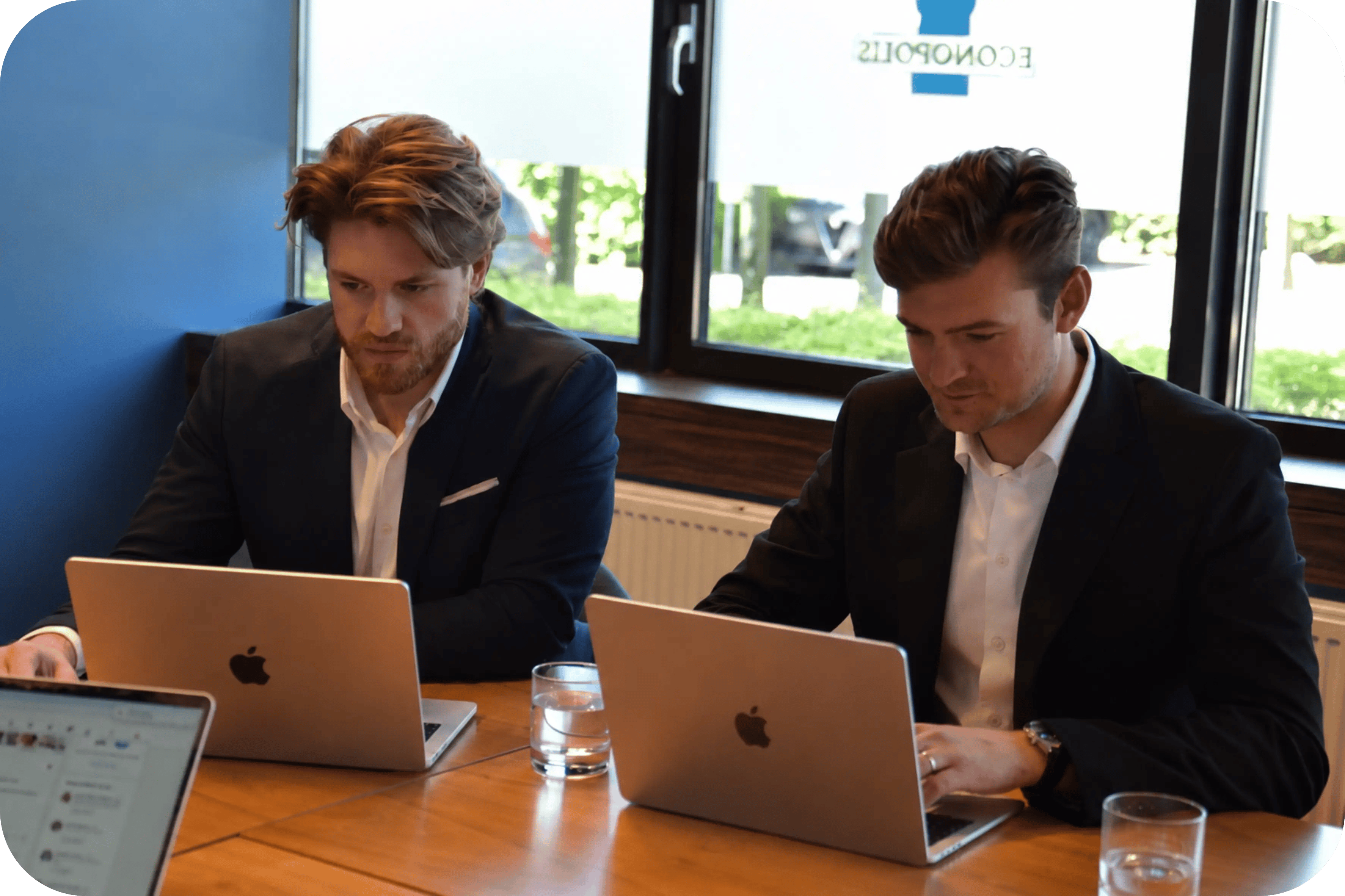 Jens Duerinckx en Stijn Van den Brande